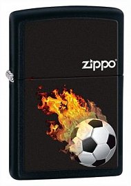 Зажигалка ZIPPO Soccer Black Matte 28302 