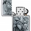 Зажигалка ZIPPO 46579 Mystical Beings Design с покрытием Brushed Chrome