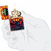 Зажигалка ZIPPO 46267 Spooky Sunflower с покрытием 540 Tumbled Brass