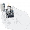 Зажигалка ZIPPO 46280 Mountain Sketch с покрытием 540 Tumbled Chrome