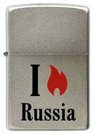 Зажигалка ZIPPO Flame Russia  Satin Chrome 205 Flame Russia 