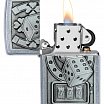 Зажигалка ZIPPO Lucky 7 с покрытием Street Chrome 49294