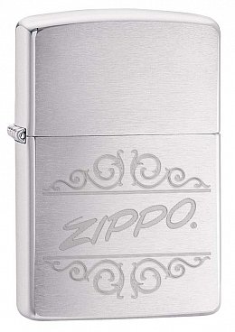 Зажигалка ZIPPO 200 Zippo с покрытием Brushed Chrome 29209