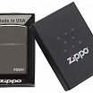 Зажигалка ZIPPO 150ZL Black Ice Zippo Logo