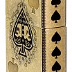 Зажигалка ZIPPO 46388 Ace of Skulls Design с покрытием 540 Tumbled Brass