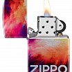 Зажигалка ZIPPO Tie Dye с покрытием 540 Tumbled Chrome 48982