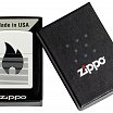 Зажигалка Zippo 46485 Flame Gradient Design с покрытием White Matte