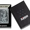 Зажигалка ZIPPO Classic с покрытием Brushed Chrome 48902