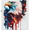 Зажигалка ZIPPO Painted Eagle Design с покрытием White Matte 46692