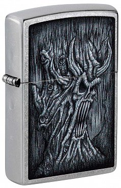 Зажигалка ZIPPO Evil Tree с покрытием Street Chrome 48681