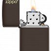 Зажигалка ZIPPO Classic с покрытием Brown Matte 49180ZL