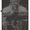 Зажигалка ZIPPO 46139 Skull King с покрытием High Polish Black