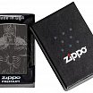 Зажигалка ZIPPO 46139 Skull King с покрытием High Polish Black