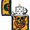 Зажигалка ZIPPO Lucky Map с покрытием Black Matte 46244