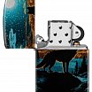 Зажигалка ZIPPO 46252 Moonlight Wolf Design с покрытием 540 Tumbled Chrome