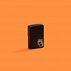 Зажигалка ZIPPO Fire Heart с покрытием Black Matte 46004