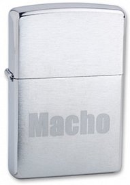 Зажигалка ZIPPO Macho Brushed Chrome 200 Macho 