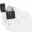 Зажигалка ZIPPO Anubis с покрытием Black Matte 46245