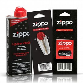 Набор расходников для зажигалок Zippo LSKZIP 