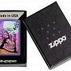 Зажигалка ZIPPO Skull Tree с покрытием Purple Matte 48638