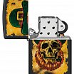 Зажигалка ZIPPO Lucky Map с покрытием Black Matte 46244