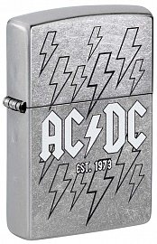 Зажигалка ZIPPO AC/DC с покрытием Street Chrome 48641 