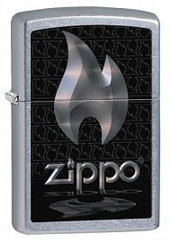 Зажигалка ZIPPO Flame Street Chrome 28445 