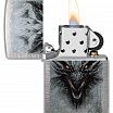 Зажигалка ZIPPO Dragon Design с покрытием Linen Weave 48732