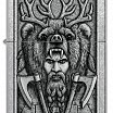 Зажигалка ZIPPO Barbarian Design с покрытием Street Chrome 48731