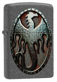 Зажигалка ZIPPO 49072 Metal Dragon Shield Design 