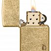Зажигалка ZIPPO Armor® Flame c покрытием Tumbled Brass 46398