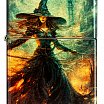 Зажигалка ZIPPO 46275 Fire Mage с покрытием 540 Tumbled Brass