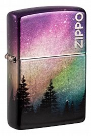 Зажигалка ZIPPO Colorful Sky с покрытием 540 Tumbled Chrome 48771 