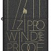 Зажигалка ZIPPO 46172 Line Art с покрытием Black Crackle™ 