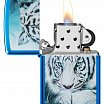 Зажигалка ZIPPO White Tiger с покрытием High Polish Blue 48951