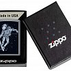 Зажигалка ZIPPO Skateboarding Astronaut с покрытием Flat Grey 48644