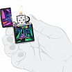 Зажигалка ZIPPO Counter Culture с покрытием Black Light 48386