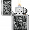 Зажигалка ZIPPO Barbarian Design с покрытием Street Chrome 48731