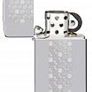 Зажигалка ZIPPO Slim® Honeycomb Design с покрытием High Polish Chrome 46270