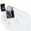 Зажигалка ZIPPO 46149 Shadow Wolf с покрытием Street Chrome