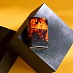Зажигалка ZIPPO Fusion Inferno Design с покрытием 540 Tumbled Brass 46389
