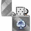 Зажигалка ZIPPO 46472 Gleaming Spade Design с покрытием Diagonal Weave