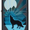 Зажигалка ZIPPO 29864 Wolf and Moon - Волк и Луна