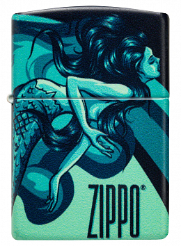 Зажигалка ZIPPO Mermaid Design с покрытием 540 Matte 48605